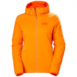 Női Helly Hansen W Odin Stretch Csuklyás Középrétegek Narancssárga | FWQ-654813