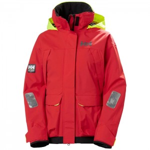 Női Helly Hansen W Pier 3.0 Vitorlás Dzsekik Piros | RSH-478091