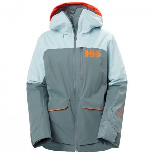 Női Helly Hansen W Powchaser Lifaloft Insulated Síkabátok Szürke | TUG-142538