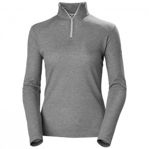 Női Helly Hansen W Siren 1/2 Zip Up Pullover Pulóverek Szürke | ZQS-428301