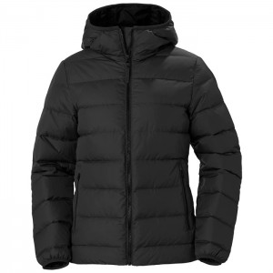 Női Helly Hansen W Svalbard Pehelykabát Fekete | FLC-274108