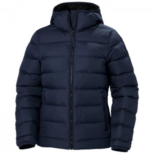 Női Helly Hansen W Svalbard Pehelykabát Sötétkék | NVE-071368