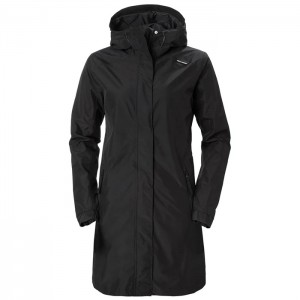 Női Helly Hansen W Valkyrie Parka Dzsekik Fekete | SQP-718652