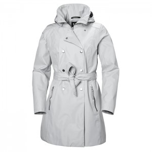 Női Helly Hansen W Welsey Ii Trench Alkalmi Dzsekik Szürke | VFP-179628