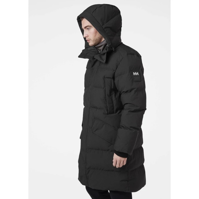 Férfi Helly Hansen Alaska Parka Dzsekik Fekete | OWV-190865