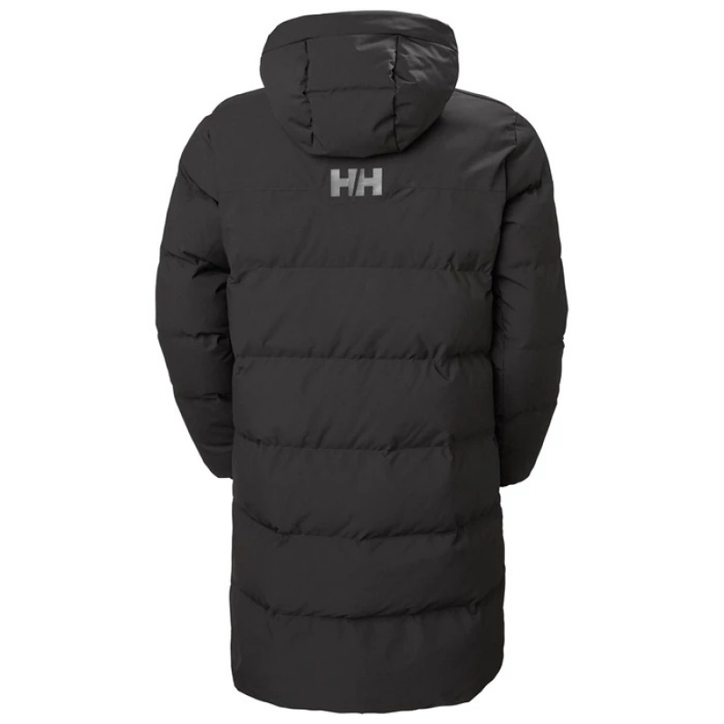 Férfi Helly Hansen Alaska Parka Dzsekik Fekete | OWV-190865