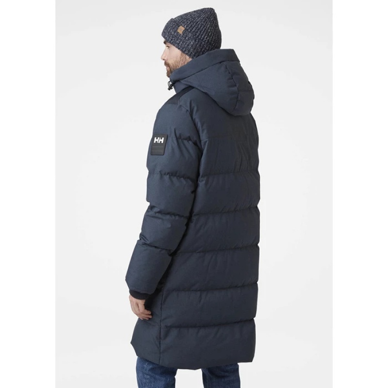 Férfi Helly Hansen Alaska Parka Dzsekik Sötétkék | QFS-401367