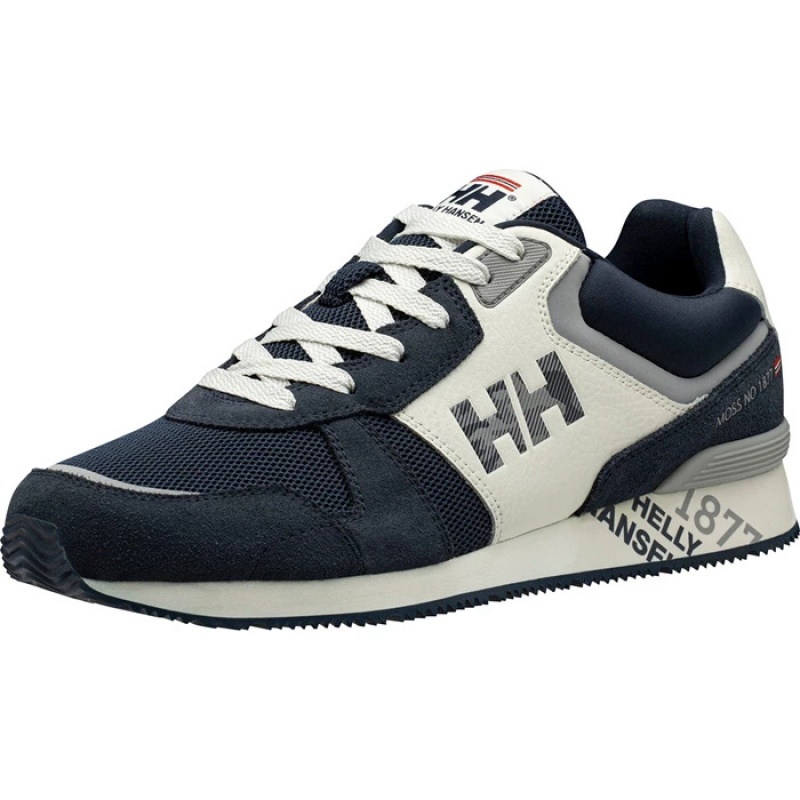 Férfi Helly Hansen Anakin Bőr Alkalmi Cipő Sötétkék | MRK-402875