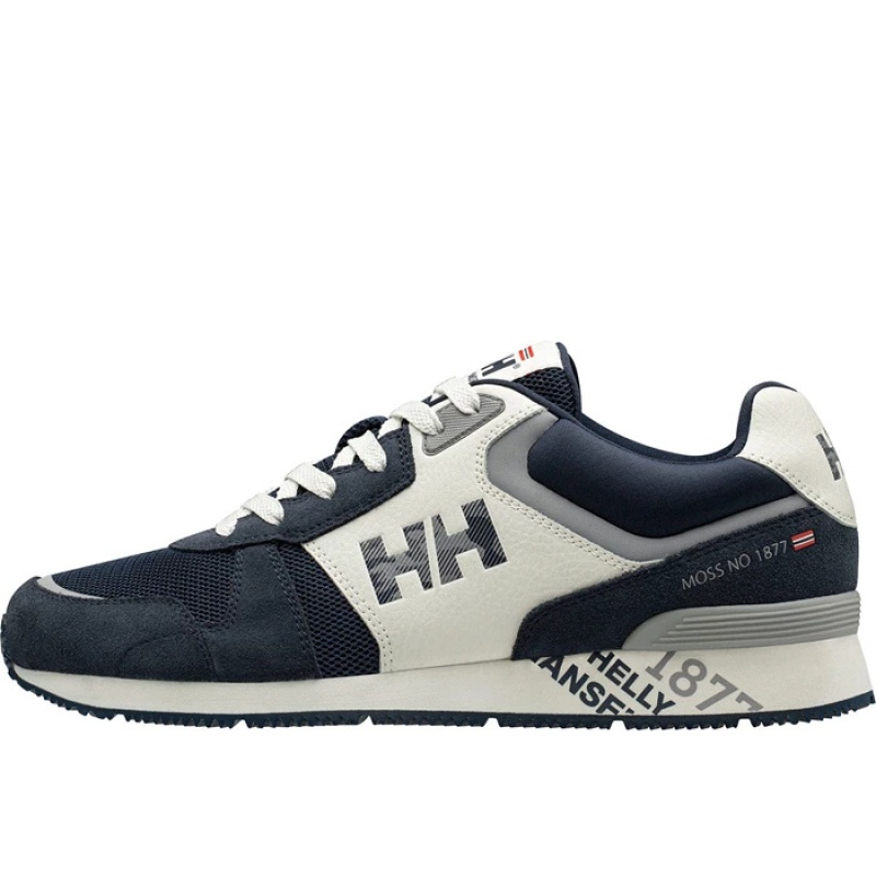 Férfi Helly Hansen Anakin Bőr Alkalmi Cipő Sötétkék | MRK-402875