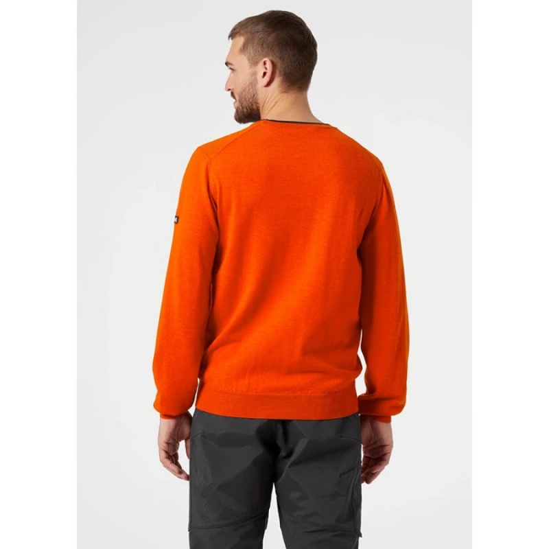 Férfi Helly Hansen Arctic Merino Pulóverek Piros | IGH-452768