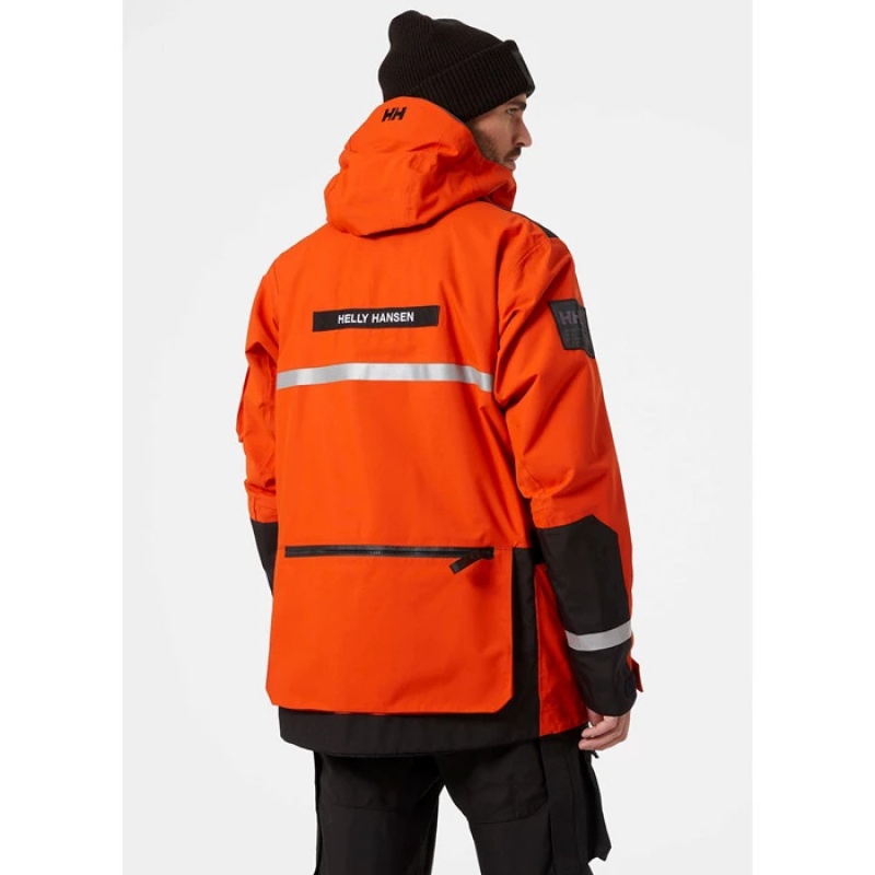 Férfi Helly Hansen Arctic Patrol 3-in-1 Light Parka Dzsekik Piros Narancssárga | FVO-856913