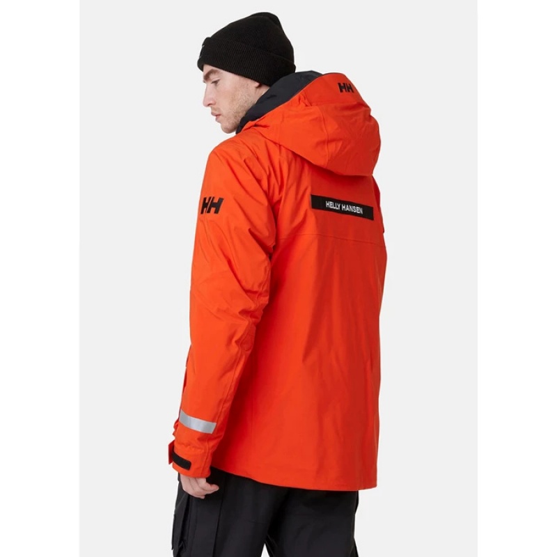 Férfi Helly Hansen Arctic Patrol Modular Téli Kabátok Piros Szürke | IKU-751490