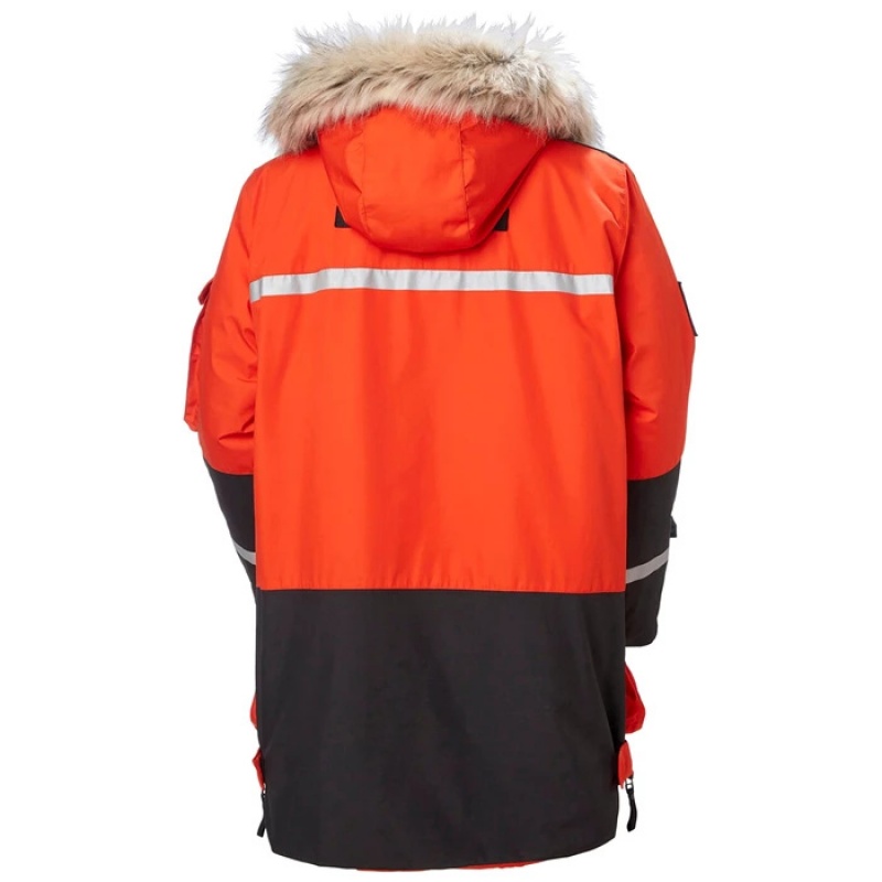 Férfi Helly Hansen Arctic Patrol Modular Téli Kabátok Piros Szürke | IKU-751490