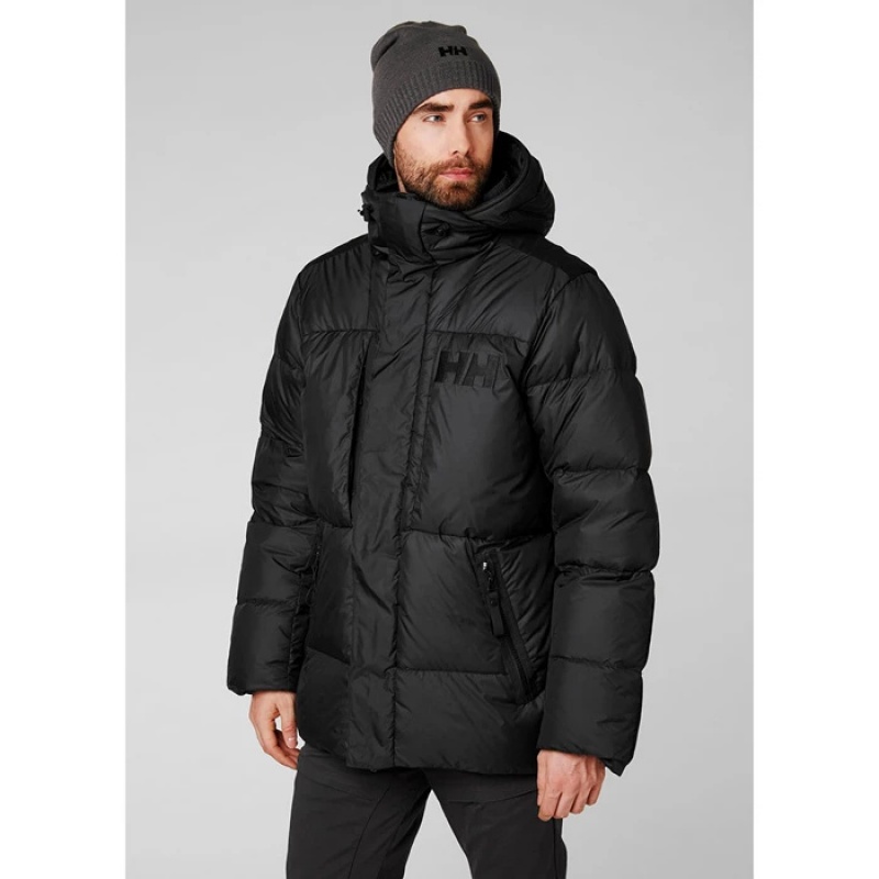 Férfi Helly Hansen Arctic Patrol Parka Dzsekik Fekete | IKW-931274