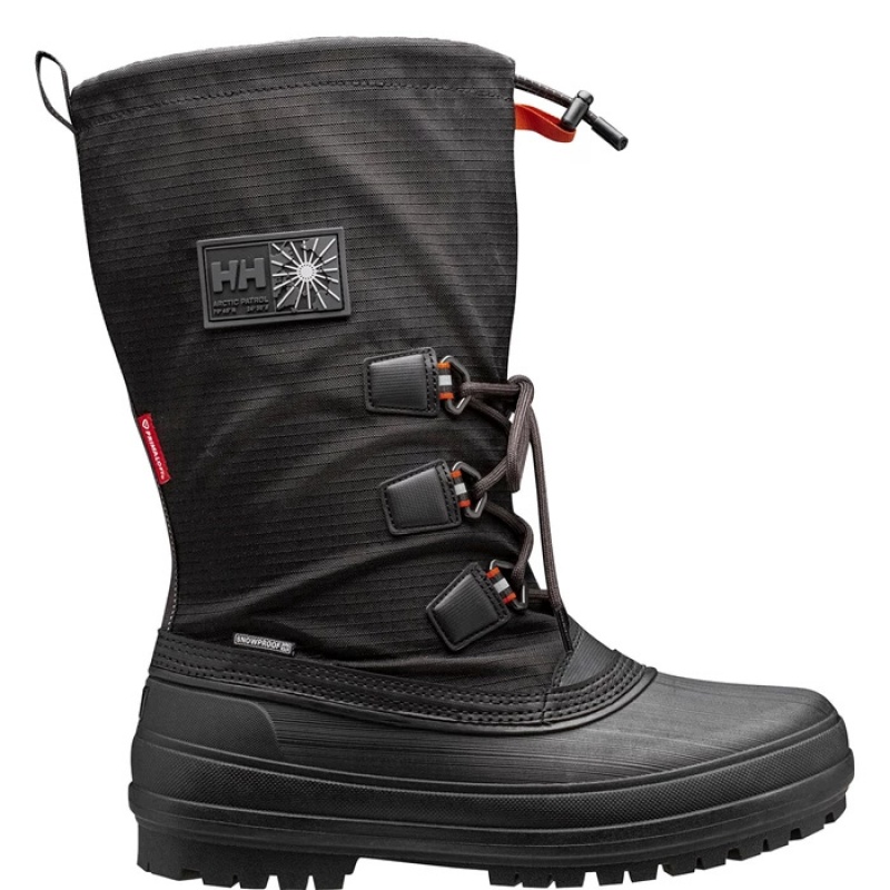 Férfi Helly Hansen Arctic Patrol Téli Csizma Fekete | YVJ-256490