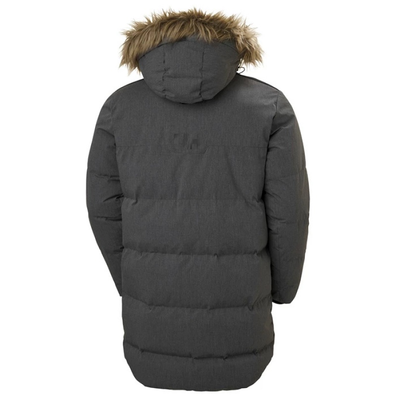 Férfi Helly Hansen Barents Parka Dzsekik Sötétkék | ZXE-235894