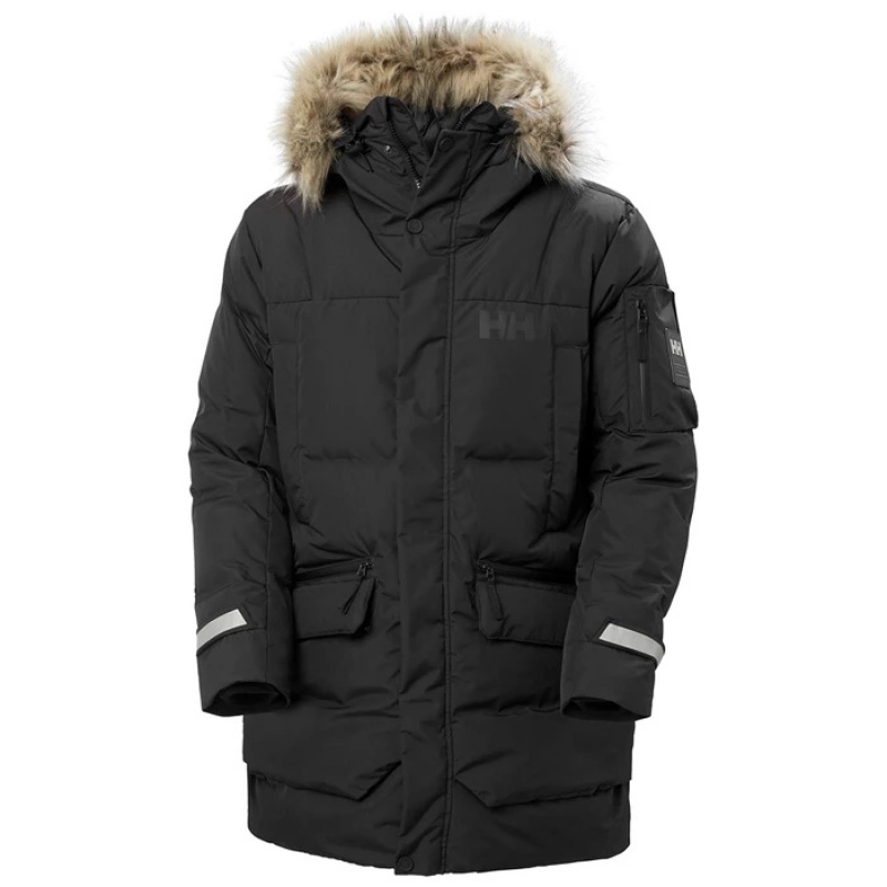 Férfi Helly Hansen Bouvet Téli Kabátok Fekete | BOL-736829