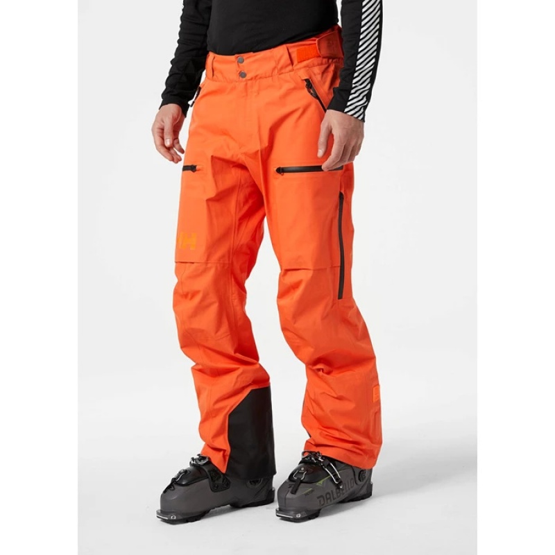 Férfi Helly Hansen Elevation Infinity 2.0 Shell Nadrág Narancssárga Piros | KDH-194652