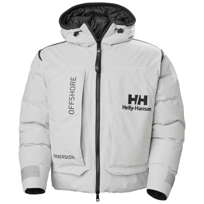 Férfi Helly Hansen Hh Arc Reversible Puffer Téli Kabátok Szürke | XLS-874139