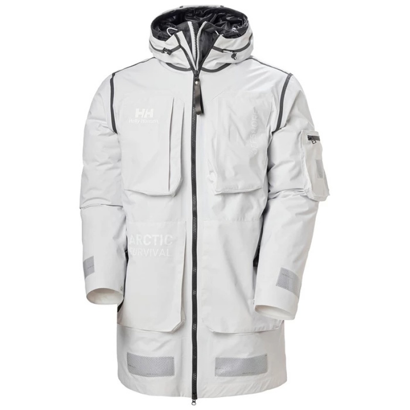 Férfi Helly Hansen Hh Arc Survival 3 In 1 Parka Dzsekik Szürke | YCN-073642