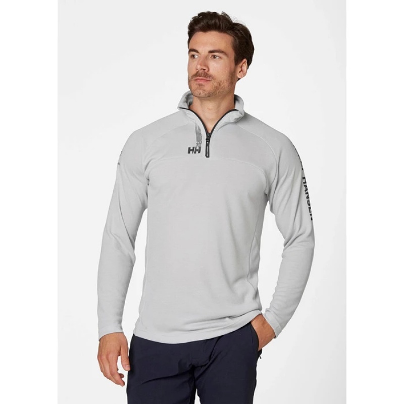 Férfi Helly Hansen Hp 1/2 Zip Up Pullover Pulóverek Szürke | SPH-285619