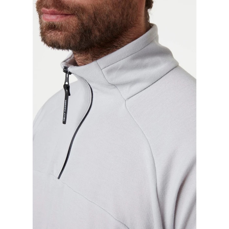 Férfi Helly Hansen Hp 1/2 Zip Up Pullover Pulóverek Szürke | SPH-285619