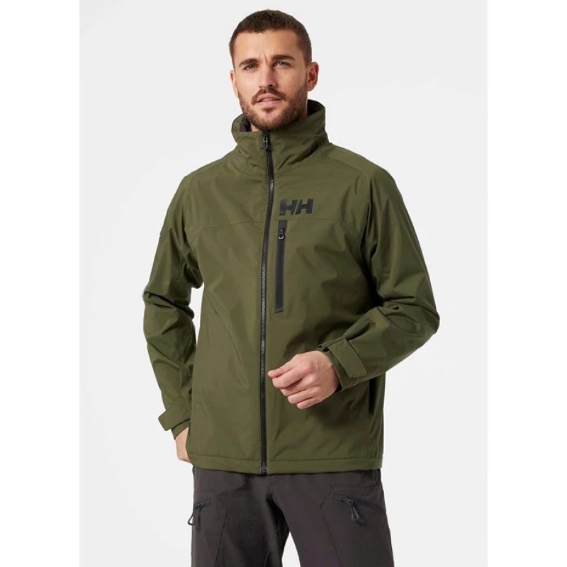 Férfi Helly Hansen Hp Versenyautó Lifaloft Insulated Vitorlás Dzsekik Szürke | UYQ-468192