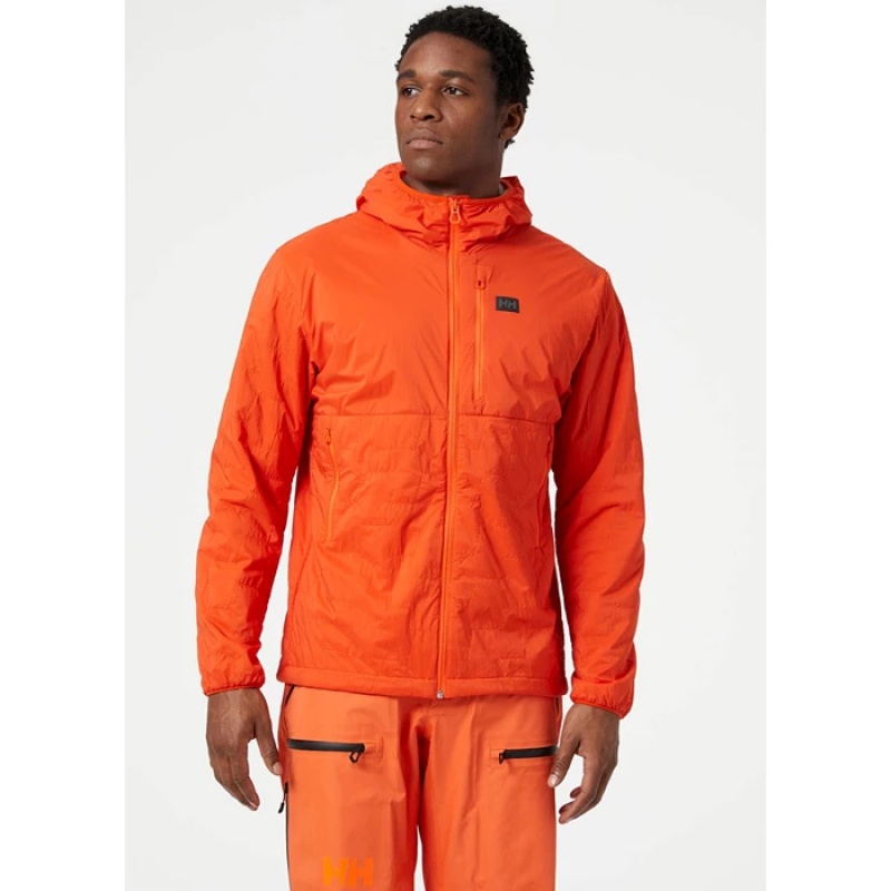 Férfi Helly Hansen Lifaloft Air Szigetelt Kabátok Narancssárga Szürke | DGI-576812