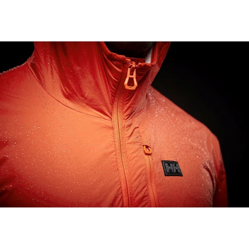 Férfi Helly Hansen Lifaloft Air Szigetelt Kabátok Narancssárga Szürke | DGI-576812