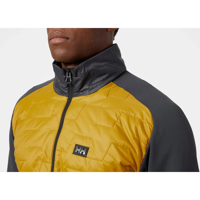 Férfi Helly Hansen Lifaloft Hibrid Síkabátok Barna Narancssárga | HKZ-847601