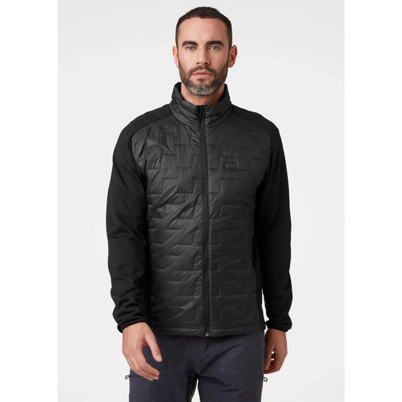 Férfi Helly Hansen Lifaloft Hibrid Síkabátok Fekete | QNG-623054