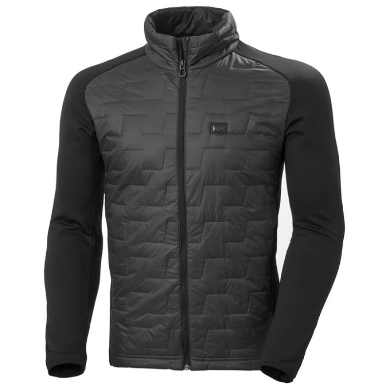 Férfi Helly Hansen Lifaloft Hibrid Síkabátok Fekete | QNG-623054