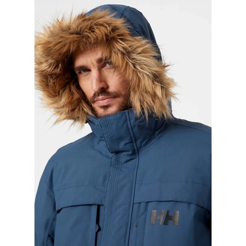 Férfi Helly Hansen Nordsjo Parka Dzsekik Szürke | TXQ-471650