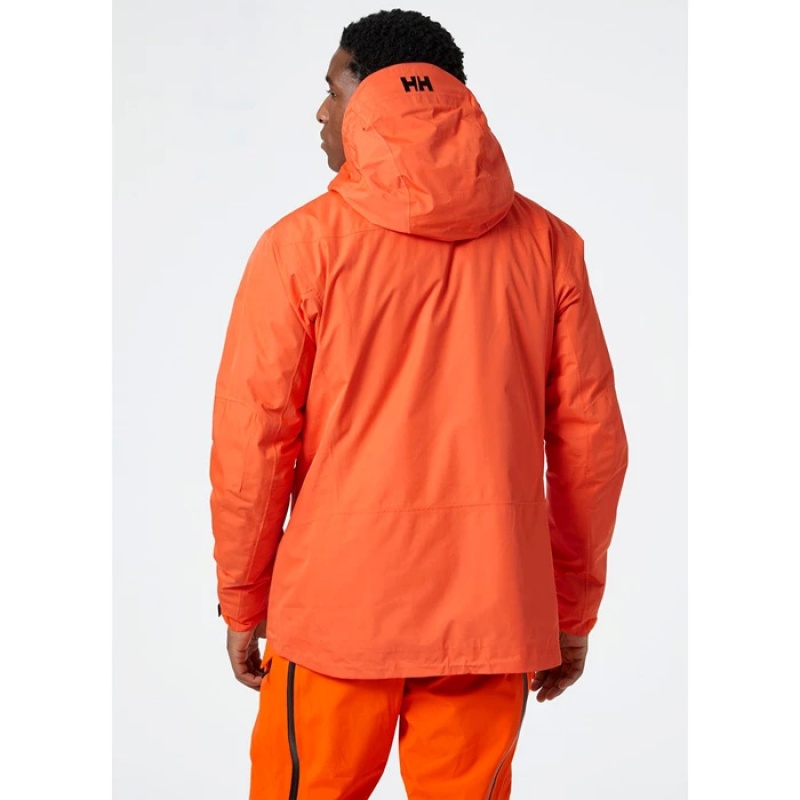 Férfi Helly Hansen Odin Infinity Insulated Síkabátok Barna Narancssárga | KUA-812974