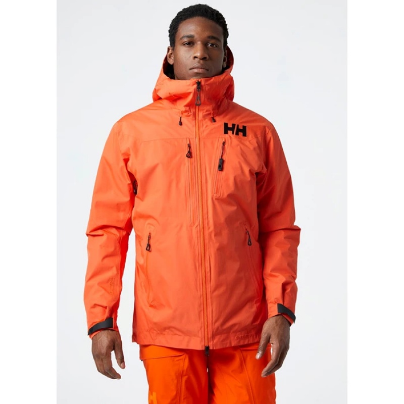 Férfi Helly Hansen Odin Infinity Insulated Síkabátok Barna Narancssárga | KUA-812974