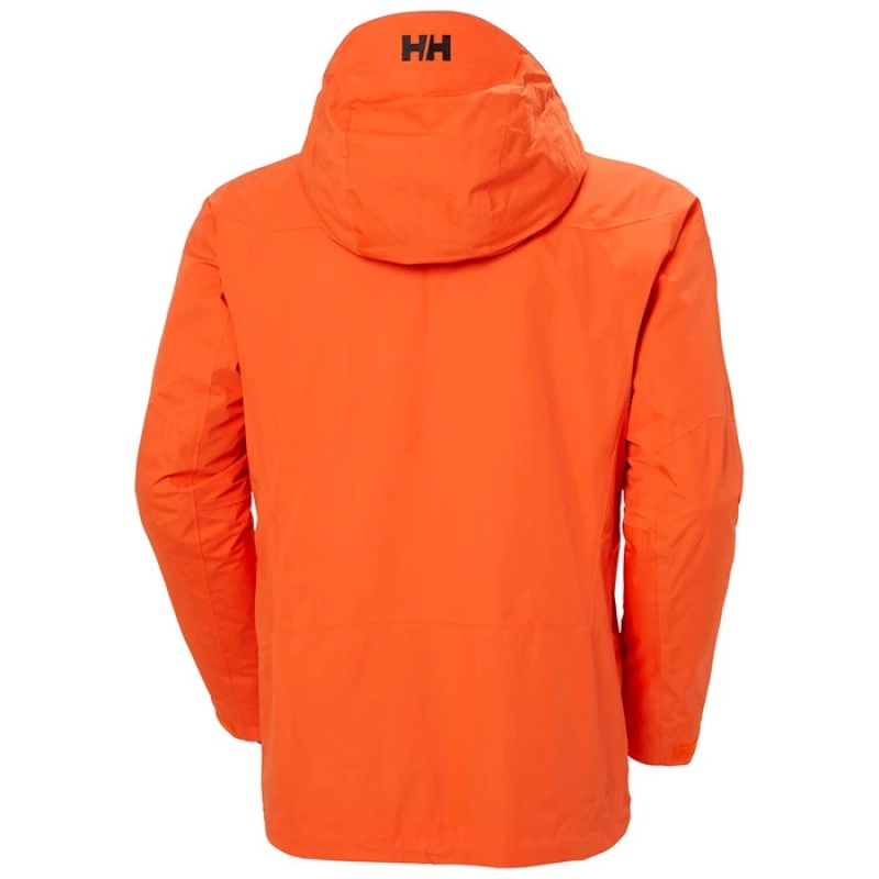 Férfi Helly Hansen Odin Infinity Insulated Síkabátok Barna Narancssárga | KUA-812974