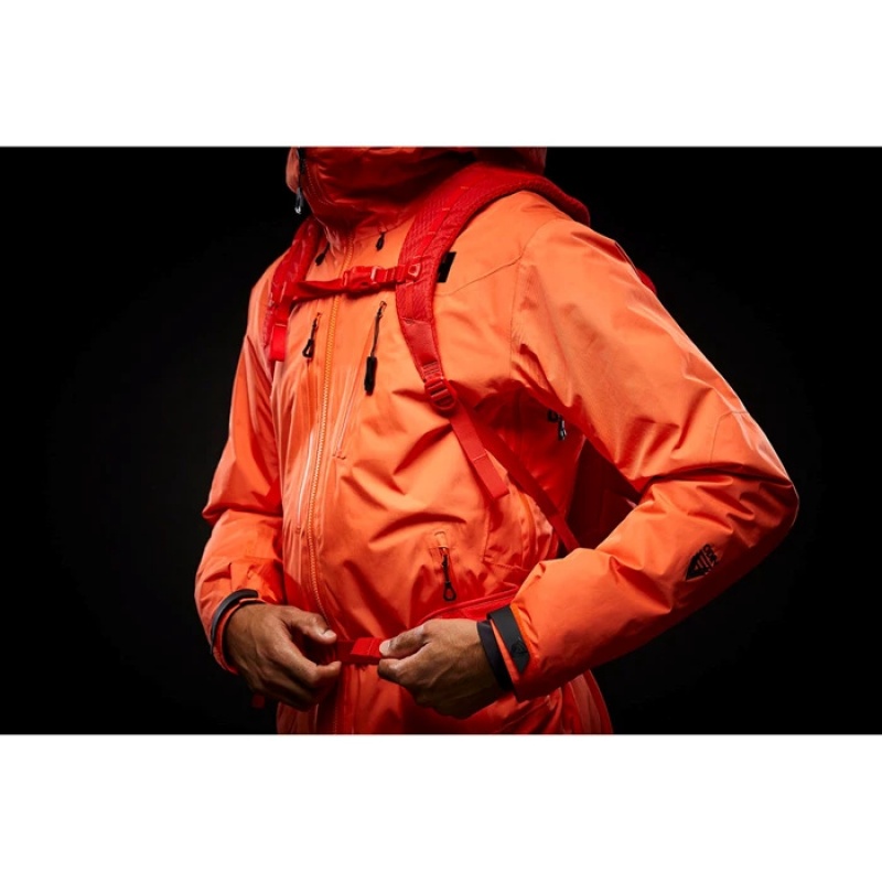 Férfi Helly Hansen Odin Infinity Insulated Síkabátok Barna Narancssárga | KUA-812974