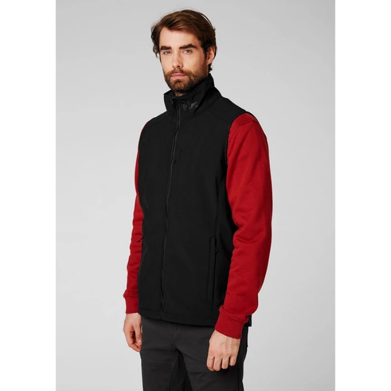 Férfi Helly Hansen Paramount Softshell Túradzsekik Fekete | RXK-273014