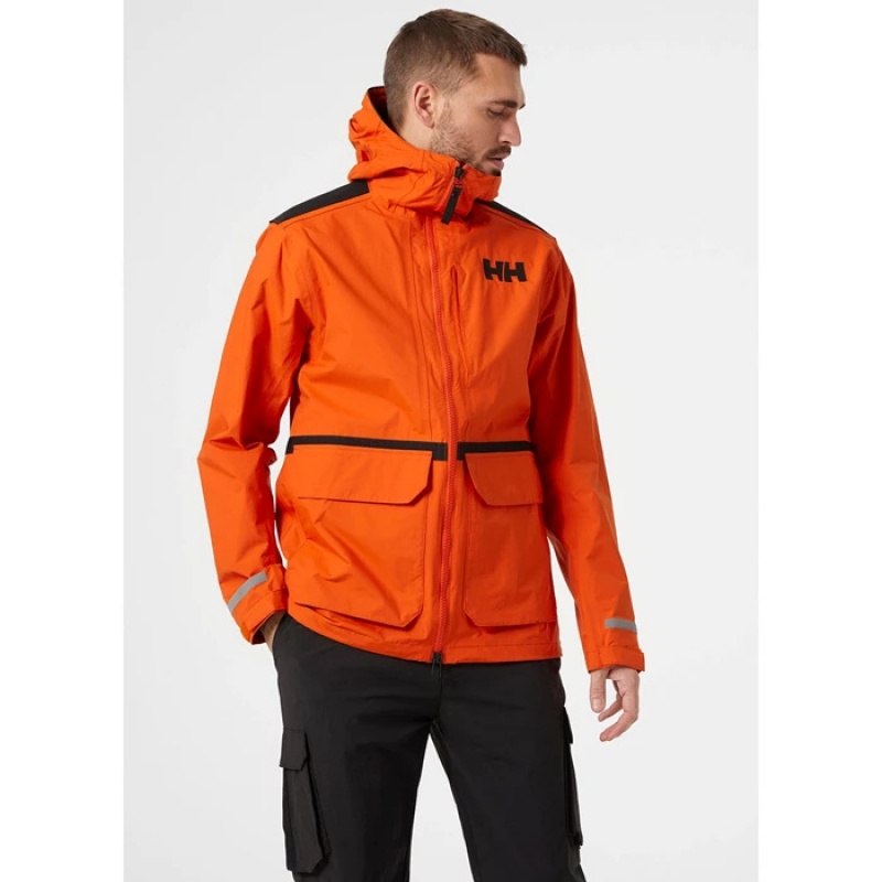 Férfi Helly Hansen Patrol Transition Alkalmi Kabátok Narancssárga Piros | KGZ-162037