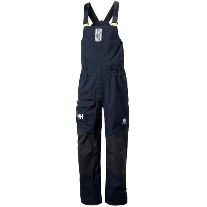 Férfi Helly Hansen Pier 3.0 Bib Vitorlás Nadrág Sötétkék | LIZ-458796