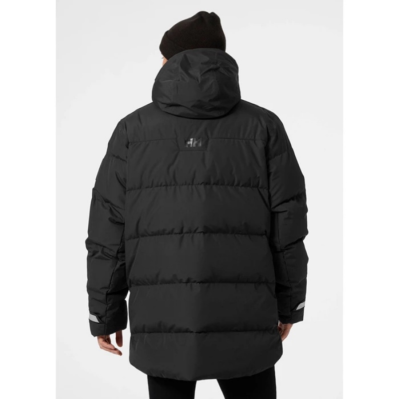 Férfi Helly Hansen Reine Puffy Téli Kabátok Fekete | GFT-619784