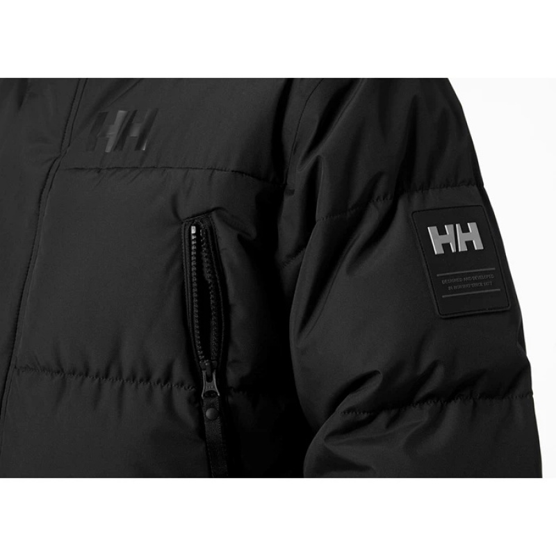 Férfi Helly Hansen Reine Puffy Téli Kabátok Fekete | GFT-619784