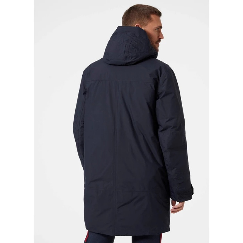 Férfi Helly Hansen Rwb Parka Dzsekik Sötétkék | VQC-451720