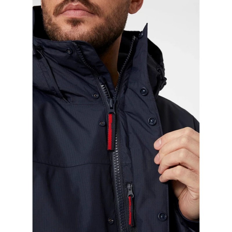 Férfi Helly Hansen Rwb Parka Dzsekik Sötétkék | VQC-451720