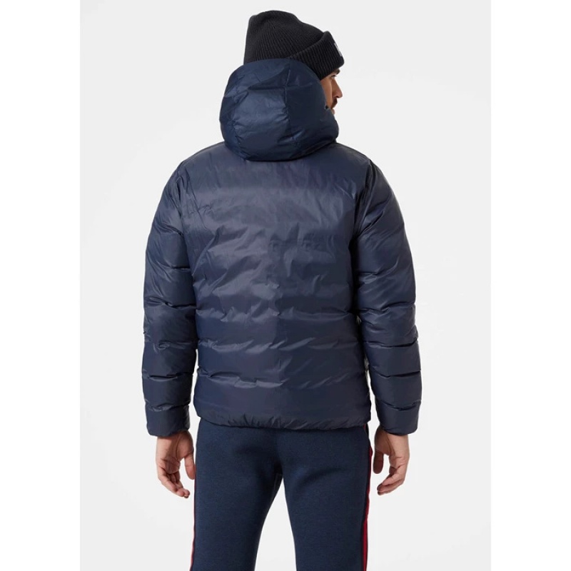 Férfi Helly Hansen Rwb Reversible Pehelykabát Kék | SDR-316904