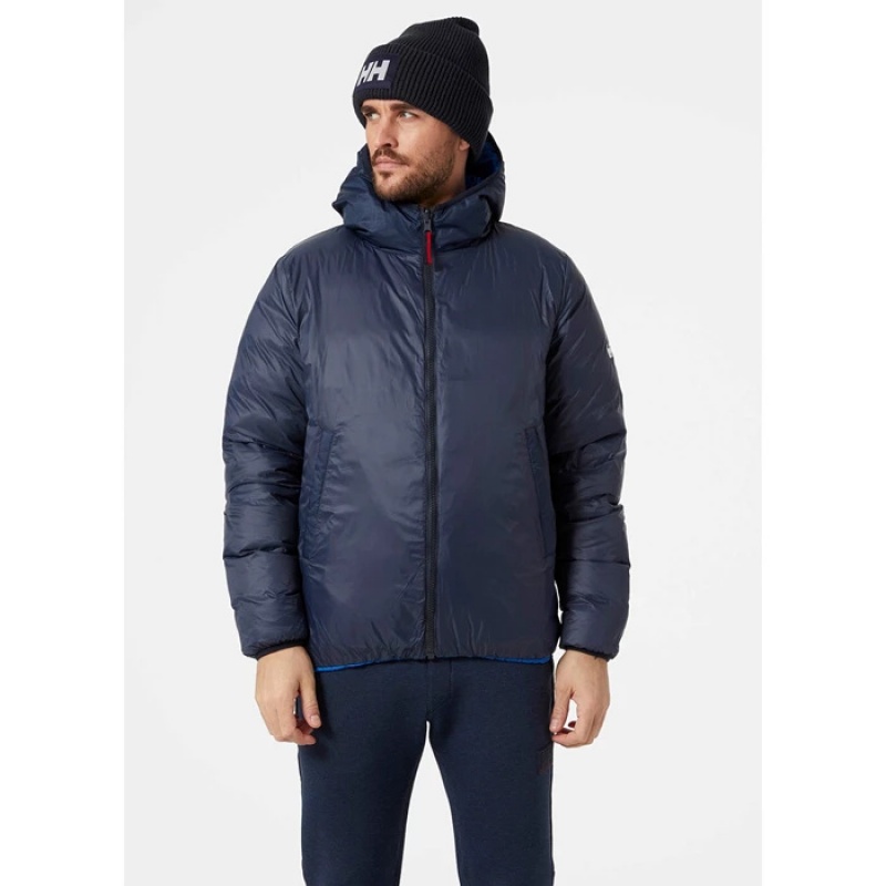 Férfi Helly Hansen Rwb Reversible Pehelykabát Kék | SDR-316904