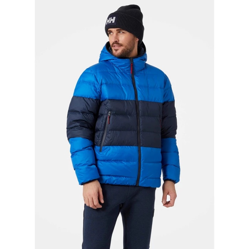 Férfi Helly Hansen Rwb Reversible Pehelykabát Kék | SDR-316904