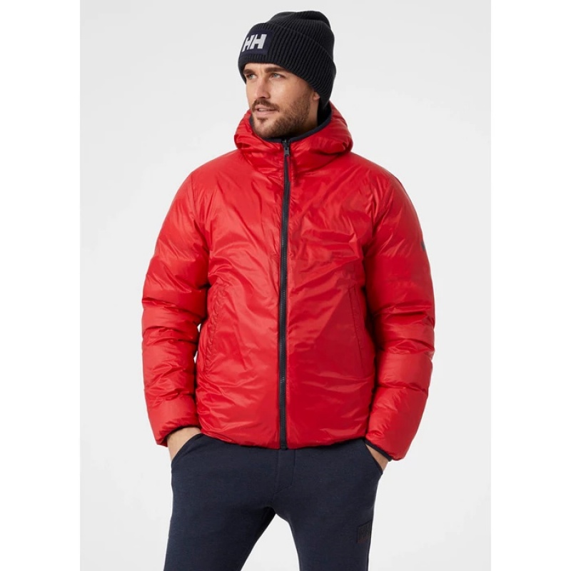 Férfi Helly Hansen Rwb Reversible Pehelykabát Sötétkék | LFY-472193