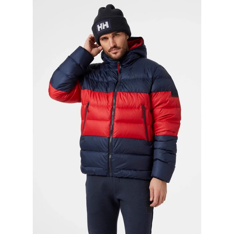 Férfi Helly Hansen Rwb Reversible Pehelykabát Sötétkék | LFY-472193