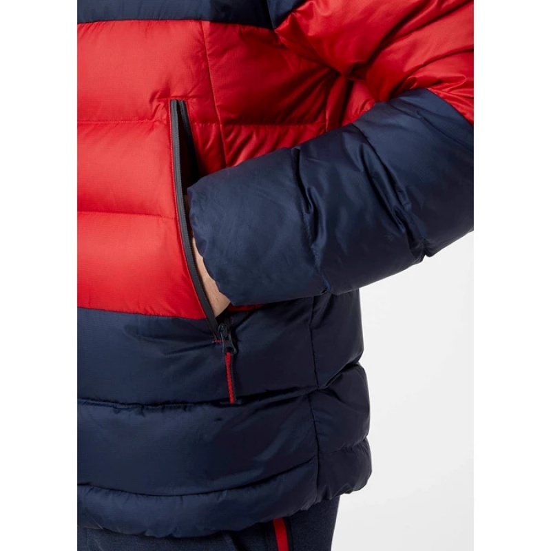 Férfi Helly Hansen Rwb Reversible Pehelykabát Sötétkék | LFY-472193